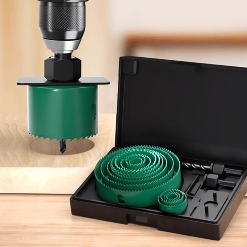 Woodworking Drill Bits - 19/8/5-teiliges Lochsägen-Set 19-127mm, Sägebohrer mit scharfen
