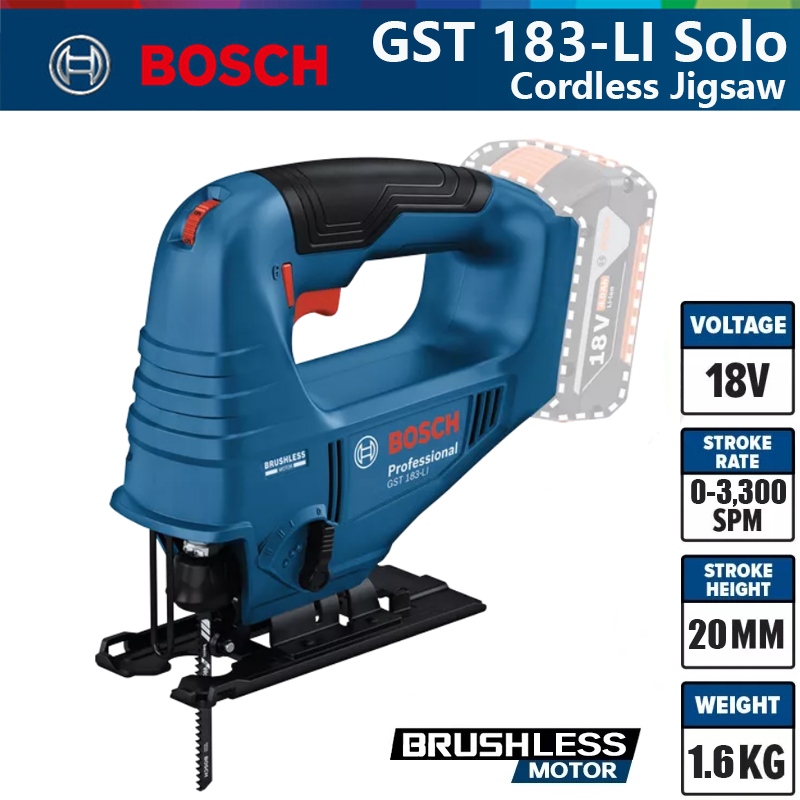 Woodworking Electric Saw - Bosch GST 183-LI Professionelle elektrische Stichsäge,