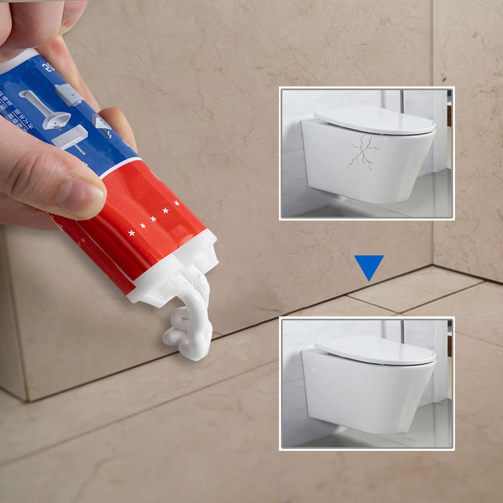 Woodworking Finishing - 50ml Keramikfliesen-Glasur-Reparaturpaste, Haushalts-Ultra-Power-Badewannen-Fragment-Reparaturpaste, Fliesen-Reparaturkleber