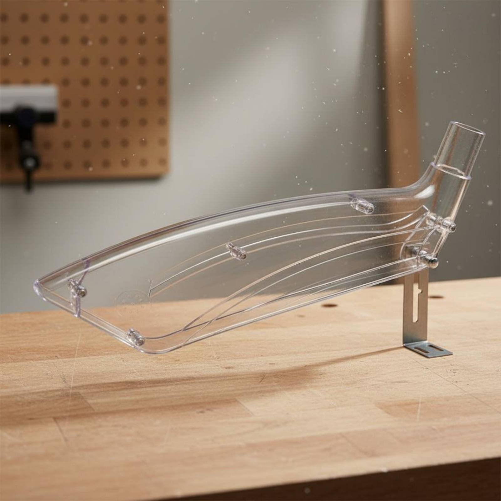 Vacuum Cleaner Woodworking - Transparenter Sägeblattschutz, einfache Installation, klare Tischsägenabdeckung