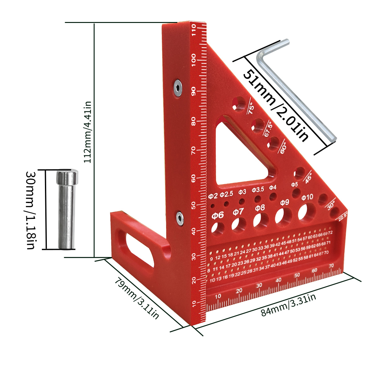 3D-Multiwinkel-Messlineal, met – Woodworking For Engineers Bewertung und Preis