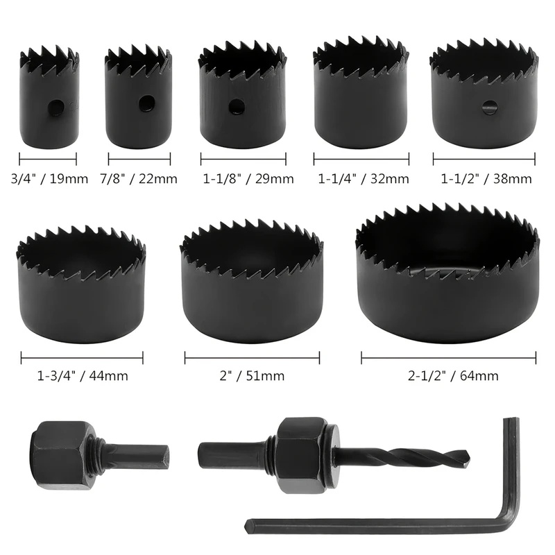 8-teiliges Holzbearbeitungs-Lo – Woodworking Drill Bits Bewertung und Preis