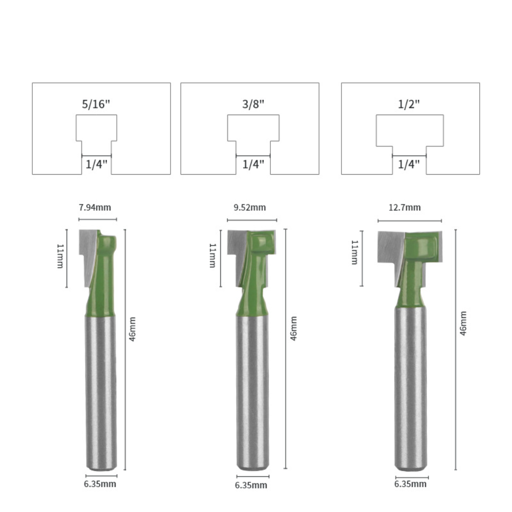 Schlüssellochfräser-Set 6mm 1/ – Router Bits For Woodworking Bewertung und Preis