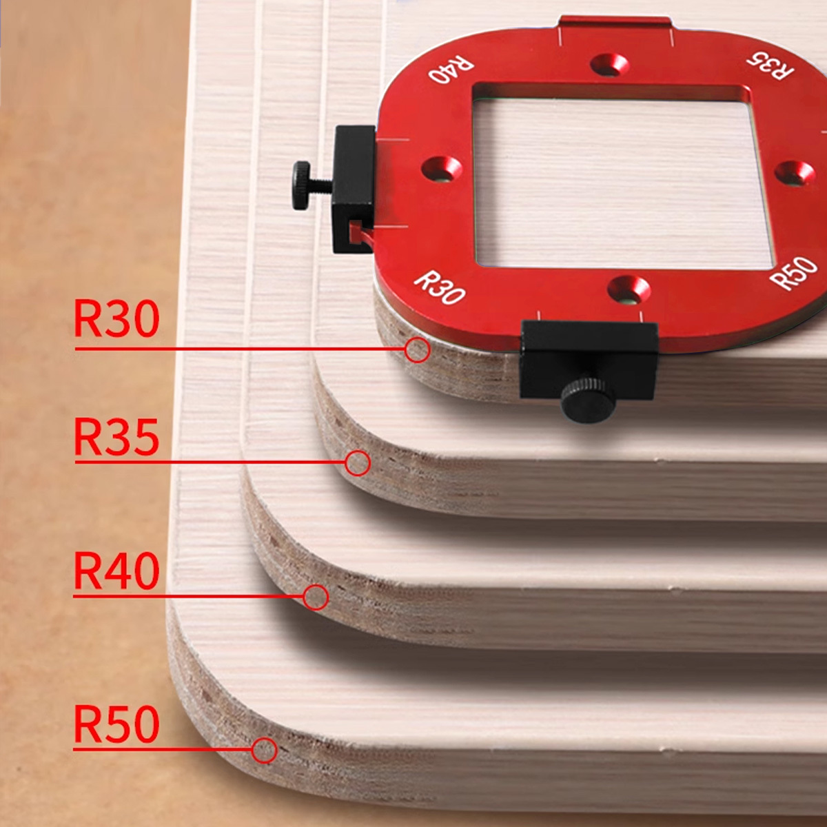 Aluminium-Eckradius-Schablonen – Woodworking Design Software Bewertung und Preis