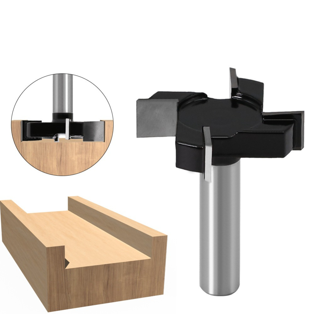 4-Schneiden-T-Nutenfräser mit  – Router Bits For Woodworking Bewertung und Preis